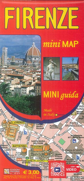 Firenze mini map. Ediz. italiana e inglese  - Libro Edizioni Cartografiche Lozzi 2018 | Libraccio.it