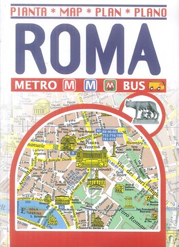 Roma. Mappa-Map-Plan-Plano  - Libro Edizioni Cartografiche Lozzi 2009 | Libraccio.it