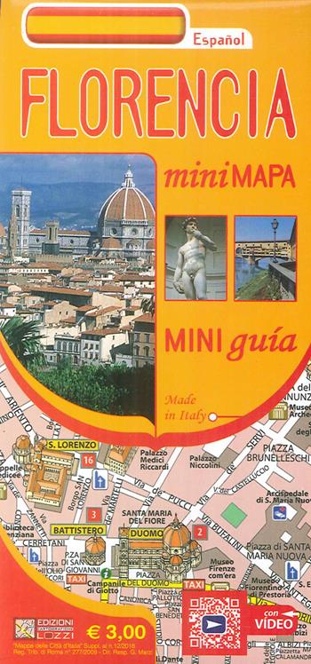 Pianta Firenze mini map. Ediz. spagnola  - Libro Edizioni Cartografiche Lozzi 2018 | Libraccio.it