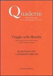 Viaggio nella filosofia. Da Duns Scoto a Giordano Bruno