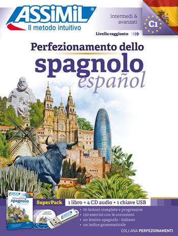 Perfezionamento dello spagnolo. Con 4 CD-Audio. Con audio MP3 su memoria USB - David Tarradas Agea - Libro Assimil Italia 2018, Perfezionamenti | Libraccio.it