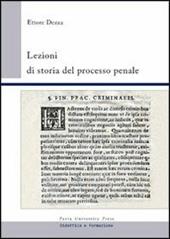 Lezioni di storia del processo penale