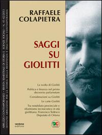 Saggi su Giolitti - Raffaele Colapietra - Libro Verdone 2014 | Libraccio.it