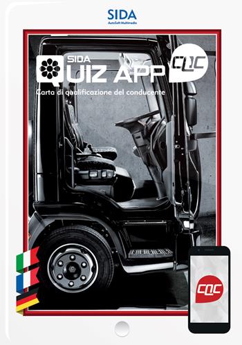 Quiz App CQC. Carta di qualificazione del conducente. Ediz. italiana, tedesca e francese  - Libro SIDA 2018 | Libraccio.it
