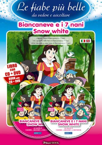 Biancaneve e i 7 nani. Ediz. italiana e inglese. Con CD Audio. Con DVD  - Libro Azzurra Publishing 2011 | Libraccio.it