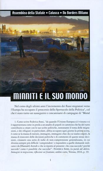 Minniti e il suo mondo - Pietro Basso - Libro Colibrì Edizioni 2017 | Libraccio.it
