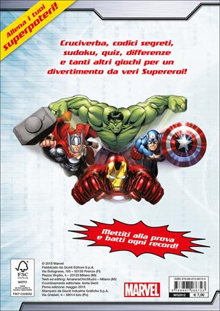 Avengers assemble. Il libro dei giochi da supereroi  - Libro Marvel Libri 2015 | Libraccio.it