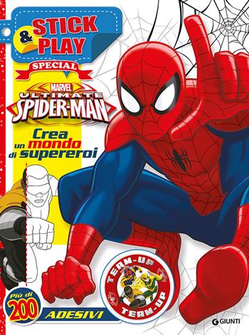 Ultimate Spider-Man. Crea un mondo di supereroi. Stick & play special. Con adesivi. Ediz. illustrata  - Libro Marvel Libri 2016 | Libraccio.it