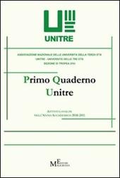 Primo quaderno Unitre. Attività svolte nell'anno accademico 2010-2011