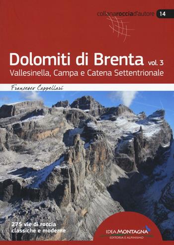 Dolomiti di Brenta. Vol. 3: Vallesinella, Campa e Catena Settentrionale. - Francesco Cappellari - Libro Idea Montagna Edizioni 2016, Roccia d'autore | Libraccio.it