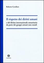 Il rispetto dei diritti umani e del diritto internazionale umanitario da parte dei gruppi armati non statali