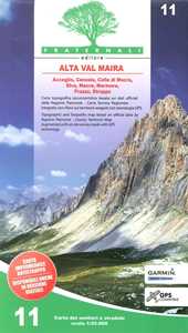 Image of Carta n. 11. Alta valle Varaita, alta valle Maira. Carta dei sent...