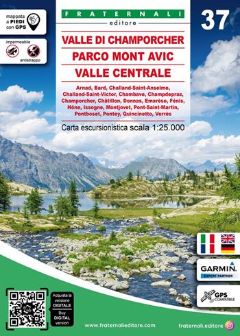 Valle di Champorcher, Parco Mont Avic, Valle Centrale  - Libro Fraternali Editore 1900, Sentieri. Escursioni | Libraccio.it