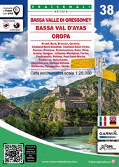 Carta n. 38. Bassa Valle di Gressoney, Bassa Val d’Ayas, Oropa