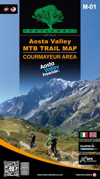 Aosta Valley. Courmayeur area. MTB trail map. Ediz. italiana e inglese  - Libro Fraternali Editore 1900 | Libraccio.it