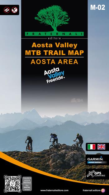 Aosta Valley. Aosta area. MTB trail map. Ediz. italiana e inglese  - Libro Fraternali Editore 1900 | Libraccio.it