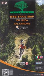 Val Susa. Val Chisone. MTB trail map. Ediz. italiana e inglese