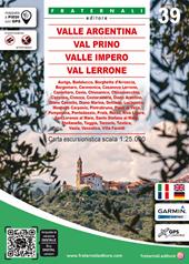 Valle Argentina Valle Prino, Valle Impero, Val Lerrone 1:25.000