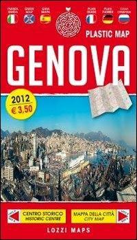 Genova plastic map. Ediz. multilingue  - Libro Lozzi Publishing 2012, Maps | Libraccio.it