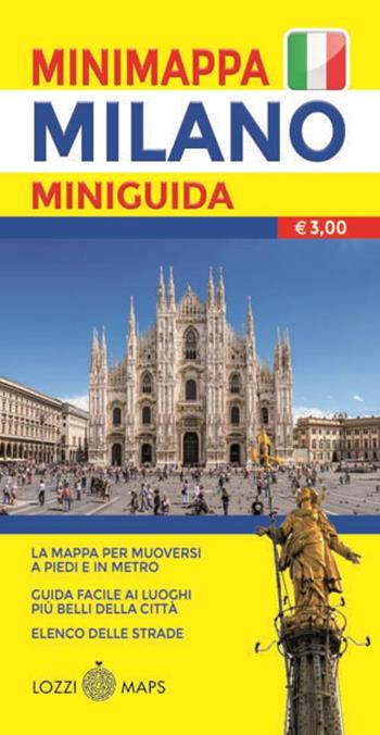 Milano mini map  - Libro Lozzi Publishing 2015, Maps | Libraccio.it