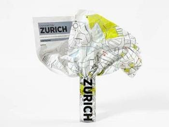 Crumpled city map. Zurich  - Libro Palomar (Firenze) 2017 | Libraccio.it