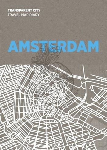 Mappa Transparent City Map Amsterdam  Palomar 2017 | Libraccio.it