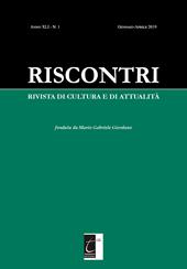 Riscontri. Rivista di cultura e di attualità