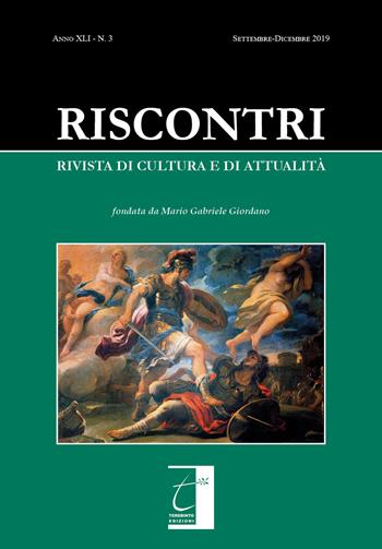 Riscontri. Rivista di cultura e di attualità (2019). Vol. 3  - Libro Terebinto Edizioni 2019 | Libraccio.it