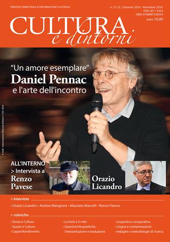 Cultura e dintorni. Periodico bimestrale di informazione culturale. Vol. 21-22  - Libro Cultura e Dintorni 2018 | Libraccio.it
