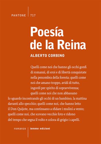 Poesìa de la reina - Alberto Corbino - Libro Iemme Edizioni 2014 | Libraccio.it