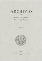Archivio della Società romana di storia patria. Vol. 134: La società romana di storia patria per il 150° dell'unità d'Italia.