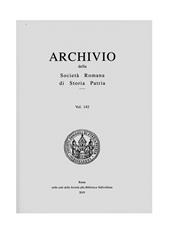 Archivio della Società romana di storia patria. Vol. 142