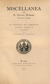 La congiura dei cardinali contro Leone X