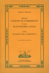 Delle lezioni di commercio o sia di economia civile