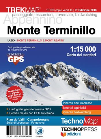Monte Terminillo. Carta dei sentieri  - Libro Technopress 2018, Cartografia | Libraccio.it