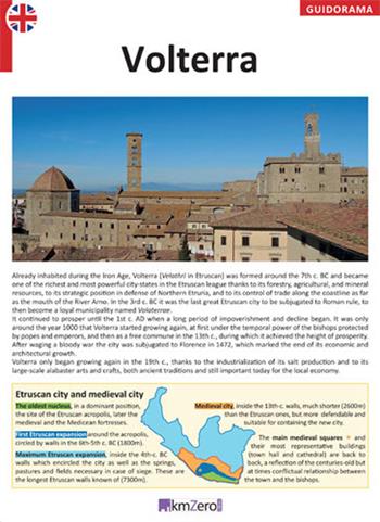 Volterra. Ediz. inglese  - Libro KMZero 2016, Guidorama | Libraccio.it