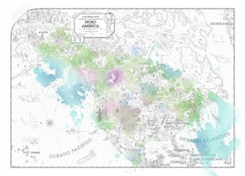 Nord America. Coloring maps - Andrea Angeli - Libro I Libri di Isbn/Guidemoizzi 2017 | Libraccio.it