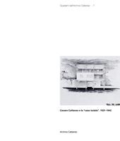 Cesare Cattaneo e le «case isolate». 1931-1942
