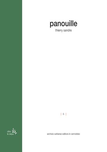 Panouille - Thierry Sandre - Libro Archivio Cattaneo 2021, Oltre la siepe | Libraccio.it