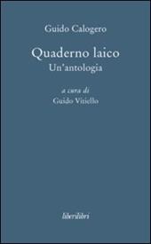 Quaderno laico. Un'antologia