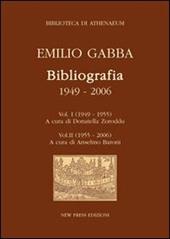 Emilio Gadda bibliografia