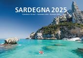 Sardegna 2025. Calendario da parete 16 mesi. Settembre 2024-dicembre 2025