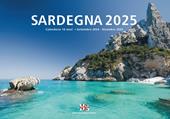 Sardegna 2025. Calendario da tavolo 16 mesi. Settembre 2024-dicembre 2025