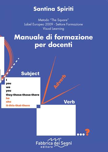 Manuale di formazione per docenti. Ediz. italiana e inglese - Santina Spiriti - Libro Il Melograno-Fabbrica dei Segni 2015, The square | Libraccio.it
