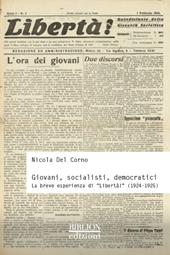Giovani, socialisti, democratici. La breve esperienza di «Libertà!» (1924-1925)