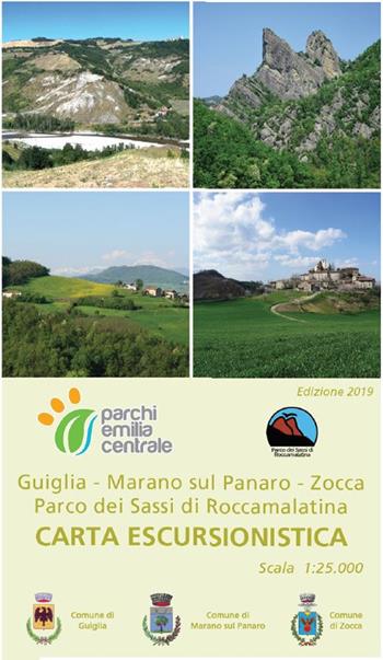 Carta escursionistica Guiglia, Marano sul Panaro, Zocca. Parco dei Sassi di Roccamalatina. Scala 1:25.000  - Libro Etruscalibri 2019 | Libraccio.it