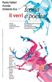 Il Verri. Vol. 61: «Teoria e poesia».