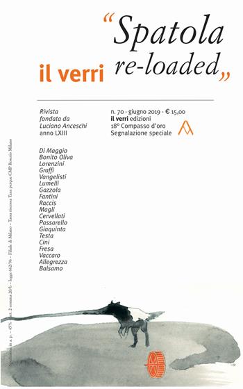 Il Verri (2019). Vol. 70: Spatola re-loaded  - Libro edizioni del verri 2019 | Libraccio.it