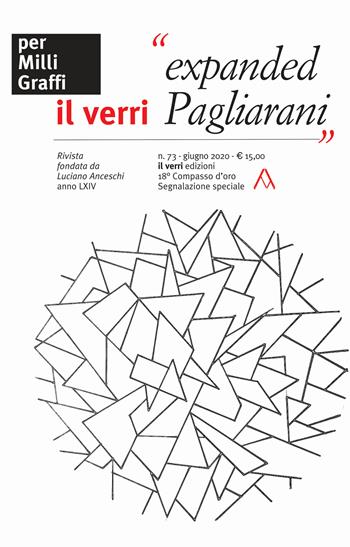 Il Verri (2020). Vol. 73: «Expanded Pagliarani».  - Libro edizioni del verri 2020 | Libraccio.it
