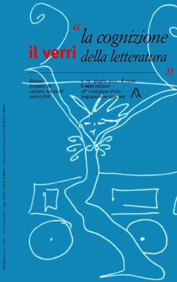 Il Verri (2022). Vol. 79: La cognizione della letteratura  - Libro edizioni del verri 2022 | Libraccio.it